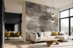 Distressed Scratched Concrete — Luxe Textures Luxury Wallpaper Mural | Wall Treatments by ELLE WALLS