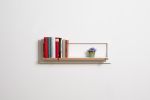 Folding Wall Shelf | Fläpps Shelf 80x27-1 | Spice Rack, Display Ledge, Birch Plywood, White | Shelving in Storage by AMBIVALENZ
