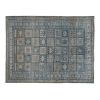 19th Century Shabby Chic Geometric Tribal Antique Caucasian | Area Rug in Rugs by Vintage Pillows Store. Item composed of cotton