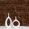 Mica Tile - Tortoise | Wallpaper in Wall Treatments by Wallcovetings by Brenda Houston. Item made of fabric with paper