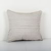 Vintage Hemp Turkish Kilim Pillow, Vintage Neutral Organic T | Cushion in Pillows by Vintage Pillows Store
