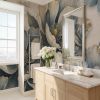 Indigo Bloom — Bold Florals Luxury Wallpaper Mural | Wall Treatments by ELLE WALLS
