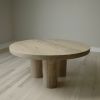 Chunky three legged coffee table | Tables by Crafted Glory. Item made of wood works with scandinavian style