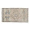 Distressed Low Pile Rug Turkish Yastik Rug 1'10" X 2'11" | Area Rug in Rugs by Vintage Pillows Store. Item made of wool with fiber