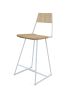 Clarkester Counter Stool 26"H | Chairs by Tronk Design. Item made of maple wood with steel