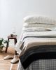 Pantelhó Throw - Black + Beige | Linens & Bedding by MINNA