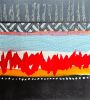 Stripes Nine | Oil And Acrylic Painting in Paintings by Kathy Ferguson Art