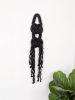 THE JOSEPHINE Modern Black Macrame Wall Hanging, Wall | Wall Hangings by Damaris Kovach. Item made of fiber