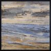 Littoral Normand | Oil And Acrylic Painting in Paintings by Sophie DUMONT.. Item made of canvas works with contemporary & japandi style