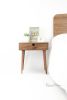 Bedside Table/Nightstand in Solid Walnut Board with 1 Drawer | Tables by Manuel Barrera Habitables. Item made of oak wood