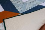 Modern Handmade Baby Quilt - Floral X Pattern #2 | Linens & Bedding by Hazel Oak Farms. Item composed of cotton