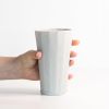 Handmade Porcelain Pint Cup | Drinkware by The Bright Angle. Item made of ceramic