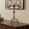 Hand Forged Iron Candelabra 23″ (59cm) | Candle Holder in Decorative Objects by edecrawzFC