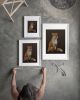 Earthy Woodland Fox Art Print, Sitting Wall Art, Rustic Home Decor | Prints by The Ugly Cat Studio