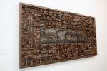 Central Park cityscape 56"x29" wood wall sculpture | Wall Hangings by Craig Forget. Item made of oak wood works with mid century modern & contemporary style