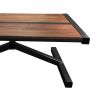 Contemporary Walnut and Metal Coffee Table | Tables by Sand & Iron