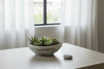 Mist Bateau Basin Planter | Vases & Vessels by RAW & UNIQ