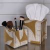 Pen/Pencil Desk Organizer GeoJazz Grey | Decorative Box in Decorative Objects by Lorraine Tuson