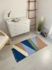 Color block rectangular rug | custom colors and design | Area Rug in Rugs by Anzy Home. Item composed of fabric