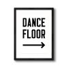 Dance Floor Vertical Arrow Right | Prints in Paintings by Western Mavrik