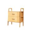 Mid century modern bookcase Mini with drawers | Book Case in Storage by Plywood Project. Item made of oak wood works with minimalism & mid century modern style