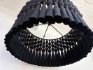 Black Tassel Chandelier, Large Boho Chandelier, Cotton Tassel Light Shade, Luxury Ceiling Light, | Macrame Wall Hanging in Wall Hangings by RavaTapestryArt