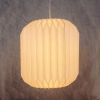 Lantern - Origami Paper Lampshade Eco-friendly | Pendants by Studio Pleat. Item made of paper compatible with minimalism and mid century modern style