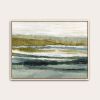 Distant Glow Art Print - Neutral Abstract Landscape | Prints in Paintings by Lara Eckerman Art