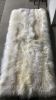 Ivory Plush Sheepskin Bed Cover / Rug | Area Rug in Rugs by East Perry. Item composed of wool