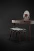 Upholstered Bench / Stool / Seat / Ottoman | Chairs by Manuel Barrera Habitables. Item composed of oak wood