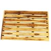 Haussmann® Teak Teak Spa Mat ST 26 L x 17 W x 1.5 in H Teak | Rugs by Haussmann®