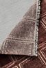Boxstep Oushak Hand-Knotted Geometric Wool Rug | Area Rug in Rugs by Jubi Rugs