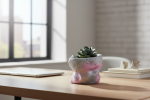 Volcanic Dusk Sack Planter | Vases & Vessels by RAW & UNIQ