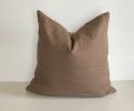 Wheat Cake 22 x 22 Pillow | Pillows by OTTOMN. Item composed of linen & synthetic