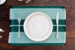 Inabel Placemat | Forrest Green | Tableware by NEEPA HUT. Item composed of cotton