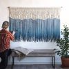 Extra Large Fiber Artwork - BEAUTY IN THE WATER | Macrame Wall Hanging in Wall Hangings by Rianne Aarts / Teddy and Wool Studio