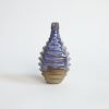 Square in Coral Blue | Vase in Vases & Vessels by by Alejandra Design. Item composed of ceramic