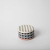 Terrazzo Neutrals Coaster Set | Tableware by Pretti.Cool. Item composed of concrete & glass