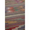 Vintage Extra Long Turkish Kilim Runner - Hallway and Stair | Runner Rug in Rugs by Vintage Pillows Store. Item made of wool & fiber