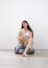 (M) Siver Grey Knot Ottoman | Benches & Ottomans by Knots Studio
