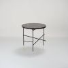 StiltS - Sahara noir black marble side table | Tables by DFdesignLab - Nicola Di Froscia. Item made of steel & marble compatible with minimalism and modern style