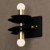 Bardwell - Wall Sconce Vanity - Mid Century Modern Lighting | Sconces by Illuminate Vintage. Item made of brass