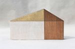 Barn - Aged/Gold No. 30 | Sculptures by Susan Laughton Artist. Item composed of wood