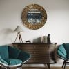 Circle Vento Gold Mirror | Decorative Objects by PlusObject