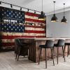 Old Glory — Rustic Farmhouse Luxury Wallpaper Mural | Wall Treatments by ELLE WALLS