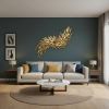 Golden Fiesta Metal Wall Sculpture | Sculptures by Lago Luna Studio