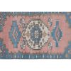 Vintage Turkish Kars Rug, Unique Pattern Handmade Wool | Area Rug in Rugs by Vintage Pillows Store. Item composed of cotton and fiber