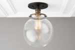 Large Globe Light - Model No. 6365 | Flush Mounts by Peared Creation. Item made of metal