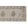 Vintage Needlepoint Turkish Kilim Runner with Floral Motifs | Runner Rug in Rugs by Vintage Pillows Store. Item composed of cotton and fiber