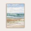 Earthbound Waves I Art Print - Abstract Coastal Landscape | Prints in Paintings by Lara Eckerman Art